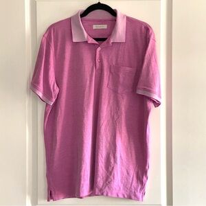 Bugatti Men’s Pink Polo Short Sleeve Shirt